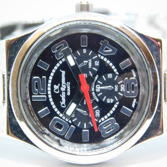 Charles Raymond V0730L Quartz Analog Women's Watch Sz. 7 1/2" New Battery - Picture 2 of 10